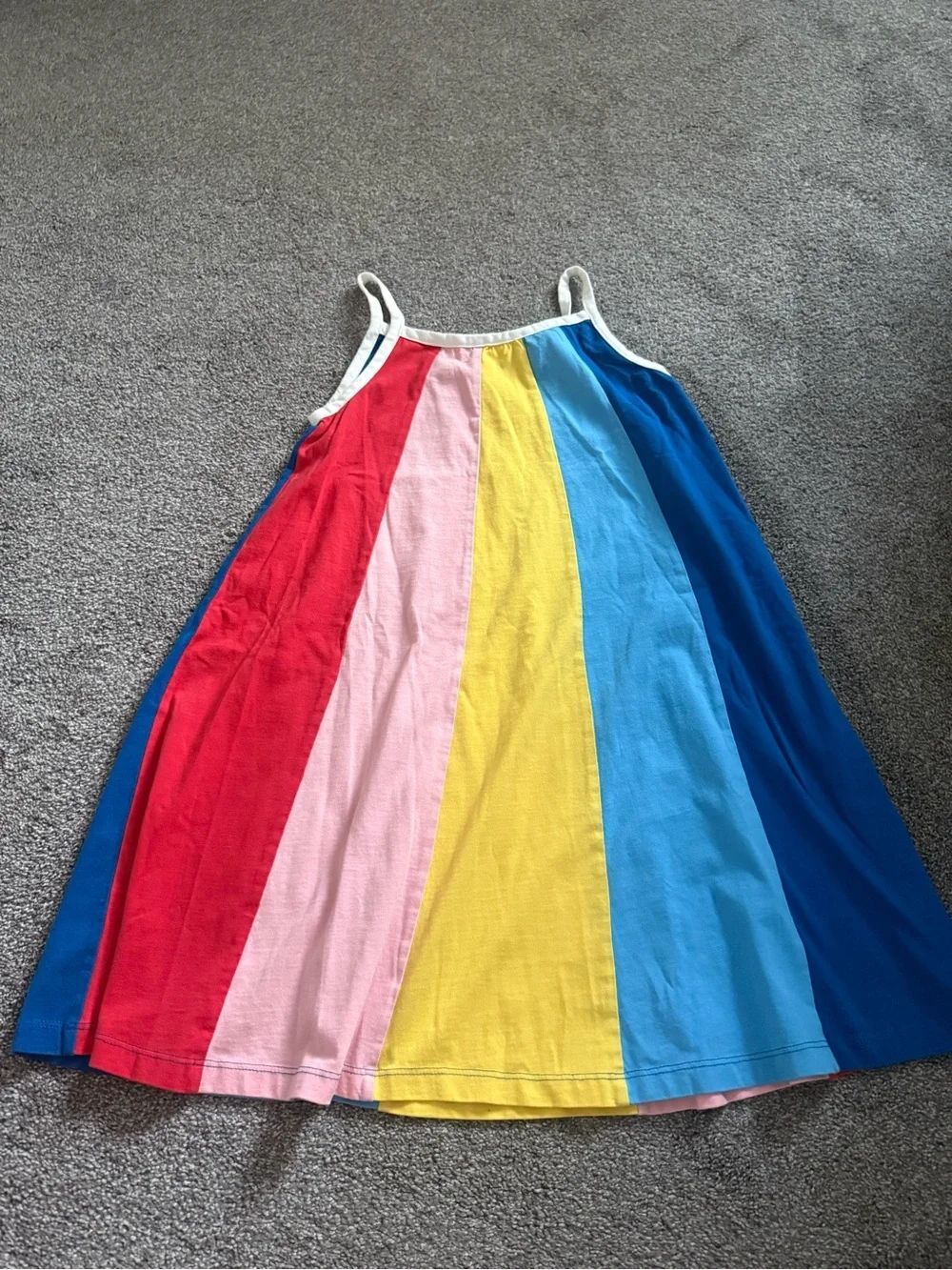 Hanna Andersson Rainbow Swing Dress Sz 130cm - Picture 2 of 5